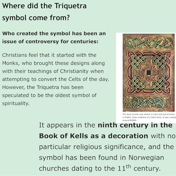 TRINITY KNOT OR TRIQUETRA HANGING EARRINGS IN ANTIQUED SILVER FINISH! - Picture 6 of 15